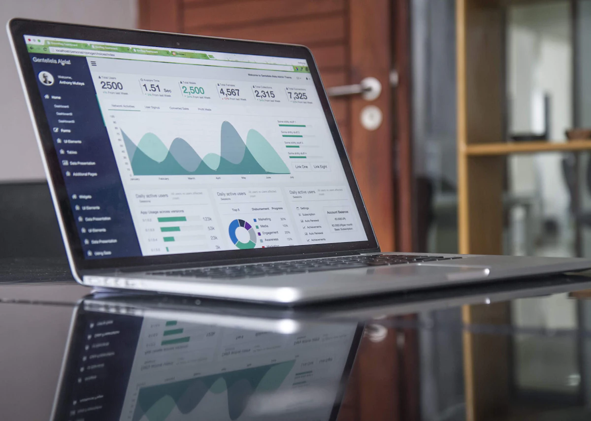 Analytics dashboard showing growth from a digital marketer in Mumbai